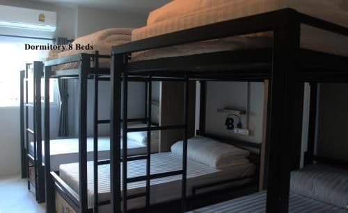 Bed in 8-Bed Female Dormitory Room