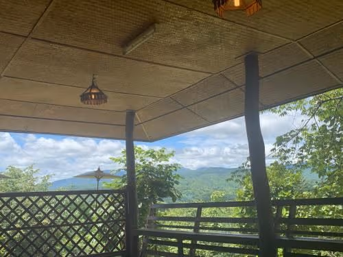 Family Room with Mountain View
