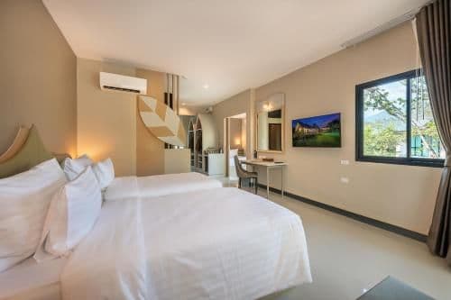 Double or Twin Room with View