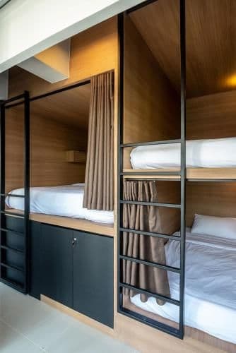 Single Bed in Capsule Mixed Dormitory Room