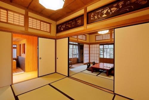 Japanese-Style Twin Room with Hot Spring Bath - Old Building - Ground Floor