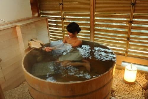 Japanese-Style Room with Open-Air Bath