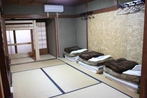 Single Futon in Japanese-Style Male Dormitory Room