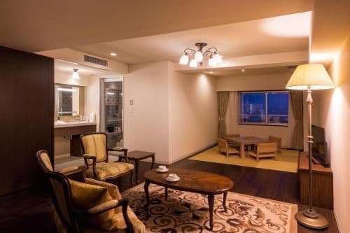 Superior Taisho Room with Tatami Area with Hot spring bath