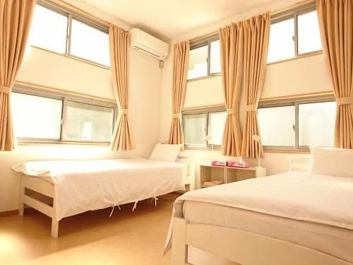 Female Only - Double or Twin Room with Extra Bed with Shared Shower and Toilet