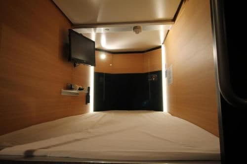 Lower Capsule Bed in Mixed Dormitory