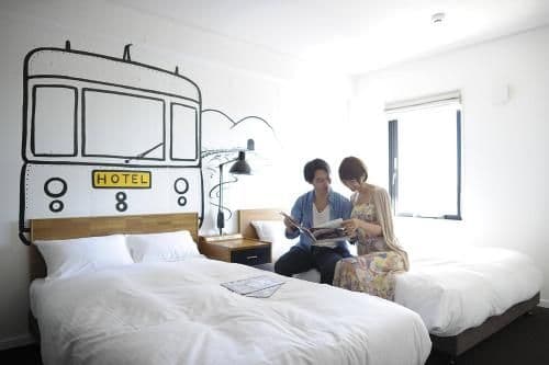 Twin Room with Partial Sea View