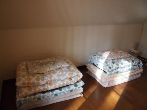 Single Futon in Japanese-Style Male Dormitory Room