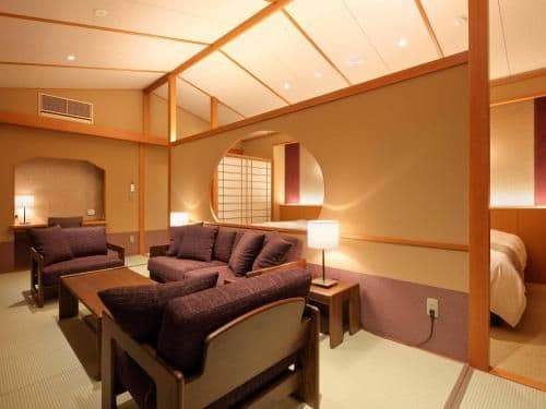 Deluxe Room with Tatami Area and Open-Air Bath