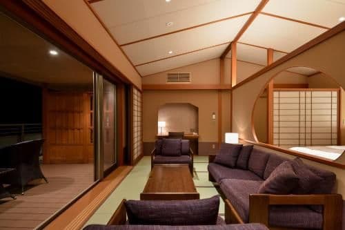 Deluxe Room with Tatami Area and Open-Air Bath