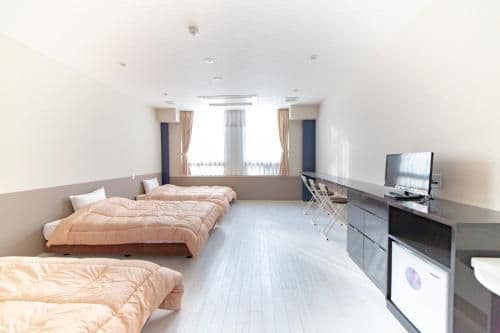 Family Room with Shared Bathroom