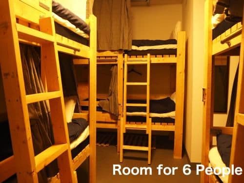 Bunk Bed in 6-Bed Female Dormitory Room