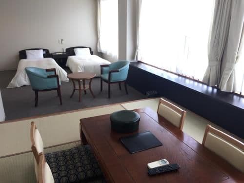Japanese-Style Room with Tatami Area and Lake View - Disability Access