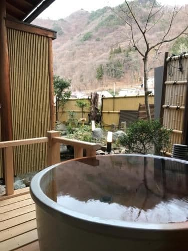 Japanese-Style Room with Open-Air Bath