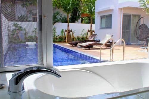 Deluxe Two-Bedroom Villa with Tatami Area and Private Pool