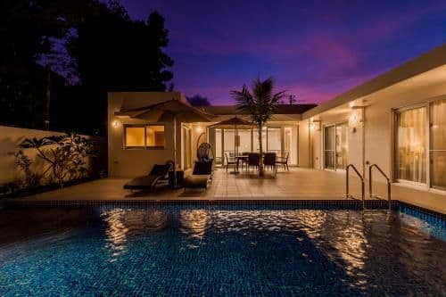 Deluxe Two-Bedroom Villa with Tatami Area and Private Pool