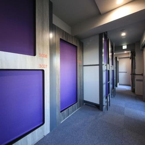Two Bunk Beds in Male Dormitory Room
