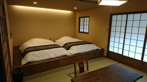 Room with Tatami Area and Shared Bathroom