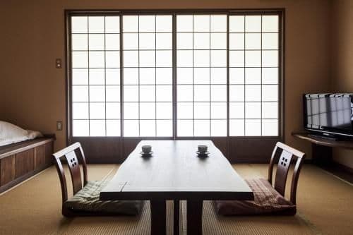 Room with Tatami Area and Shared Bathroom
