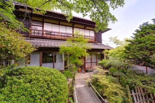 Japanese-Style Family Room with Shared Bathroom