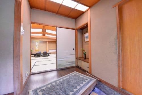 Japanese-Style Family Room with Shared Bathroom