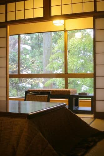 Japanese-Style Tatami Room with with Beds Private Open-Air Bath