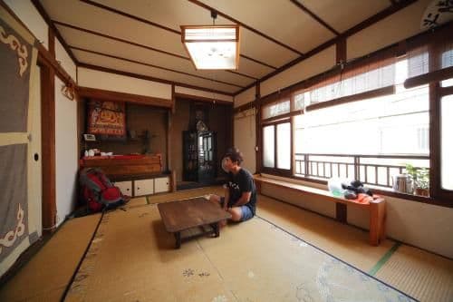Single Futon in Japanese-Style Female Dormitory Room
