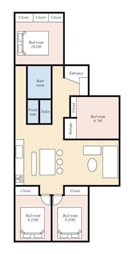 Four-Bedroom House