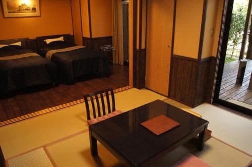 Room with Tatami Area and Open-Air Bath