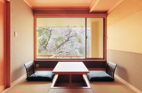 Twin Room with Private Open-Air Bath and Valley View - A - Non-Smoking