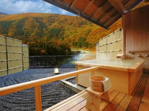Japanese-Style room with Open-Air Bath and Valley View - Non-Smoking