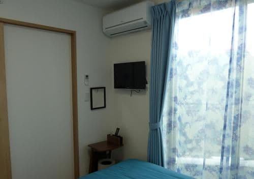 Twin Room B with Shared Bathroom and Toilet