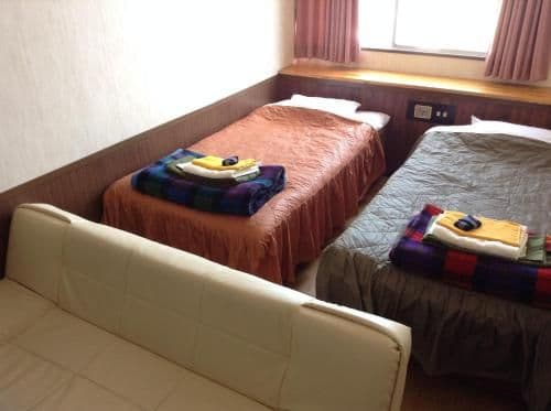 Twin Room with Mountain View - Non-Smoking