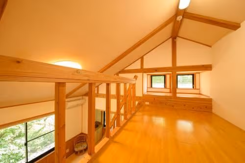 Japanese Style Room with Loft and Shared Bathroom
