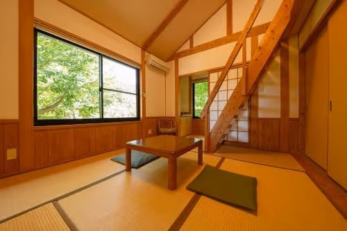 Japanese Style Room with Loft and Shared Bathroom