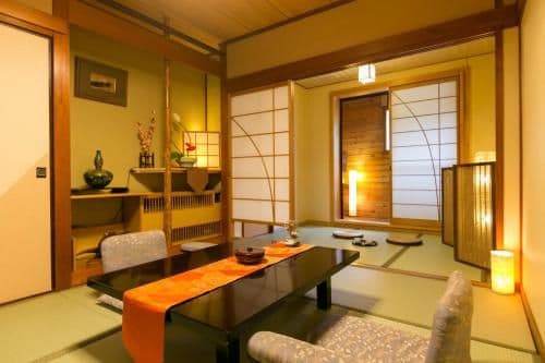 Special room with attached outdoor bath