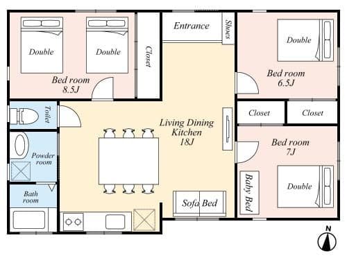 Three-Bedroom Villa