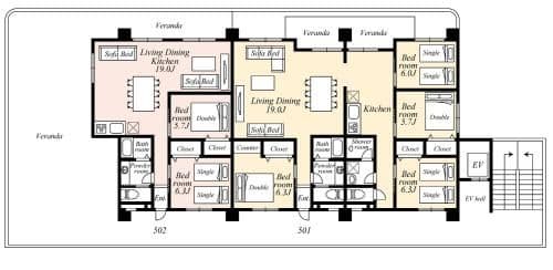Two-Bedroom Apartment
