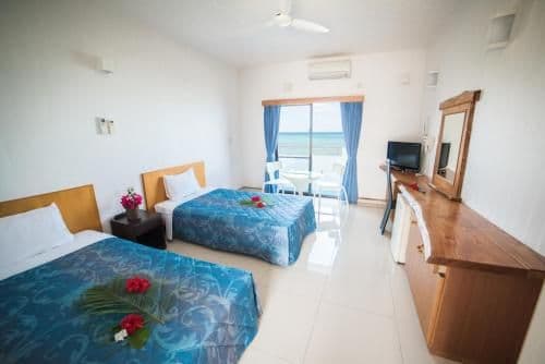Economy Quadruple Room with Sea View