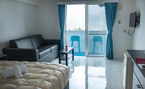 Quadruple Room with Balcony and Sea View