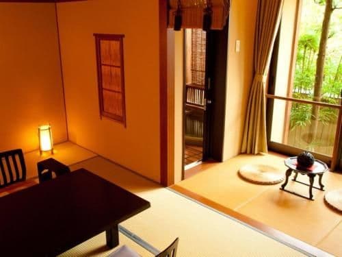 Japanese-Style Room with Open-Air Bath