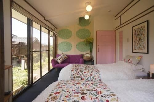Twin Room with Yufu Mountain View