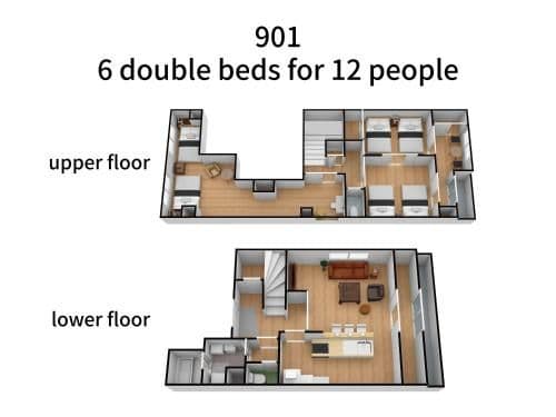 Three-Bedroom Maisonette (901)