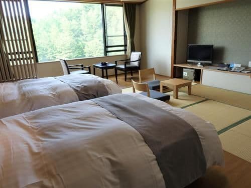 Japanese-Style Superior Room with Tatami Area and Mountain View