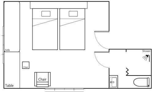 Twin Room with Extra Bed