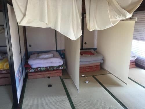 Single Futon in Japanese-Style Female Dormitory Room