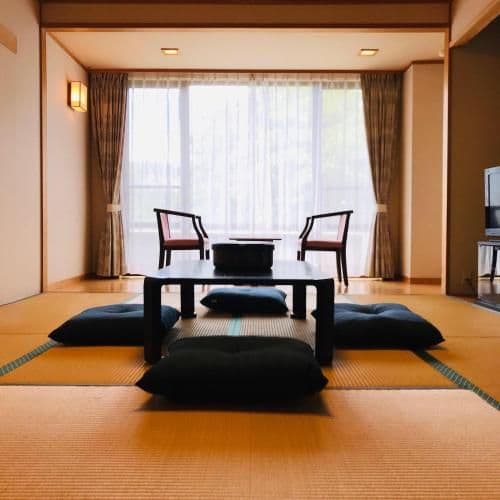 Japanese-Style Room with Balcony and Mountain View