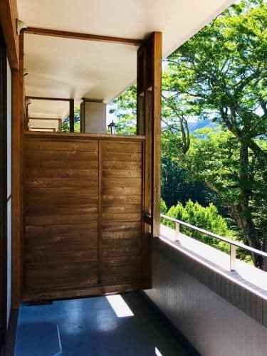 Japanese-Style Room with Balcony and Mountain View