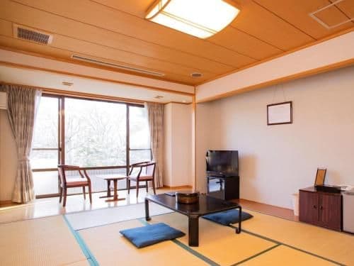 Japanese-Style Room with Balcony and Mountain View