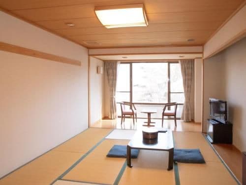 Japanese-Style Room with Balcony and Mountain View